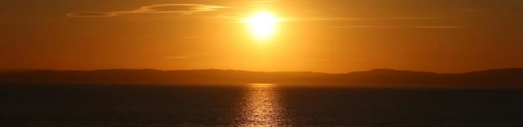 Yellow-Sun-Reflecting-in-a-Dark-Sea